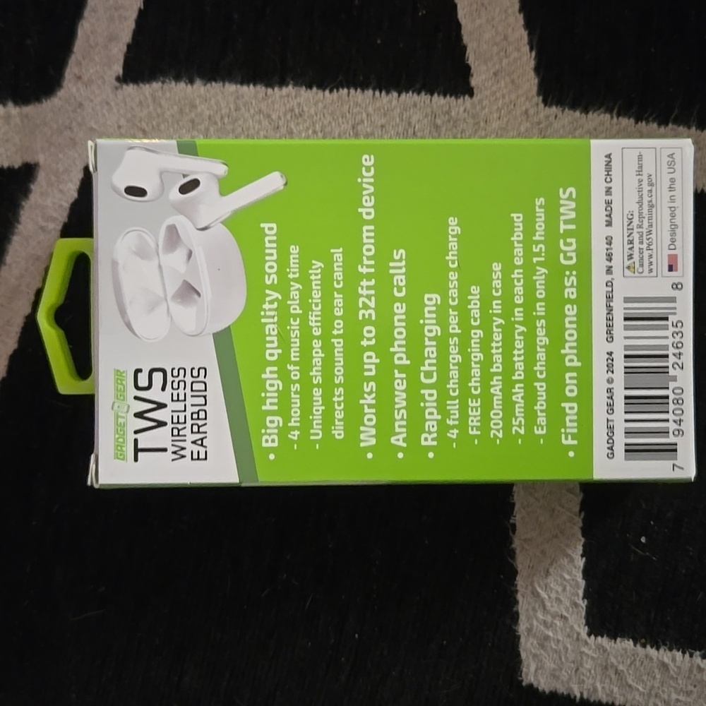 GGADGET GEAR TWS WIRELESS AIR BUDS Hp 🔥🔥🔥🔥 - Picture 2 of 2